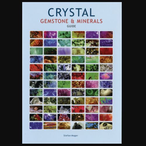 Crystal Gemstones &amp; Minerals Guide Laminated Tri-Fold Chart