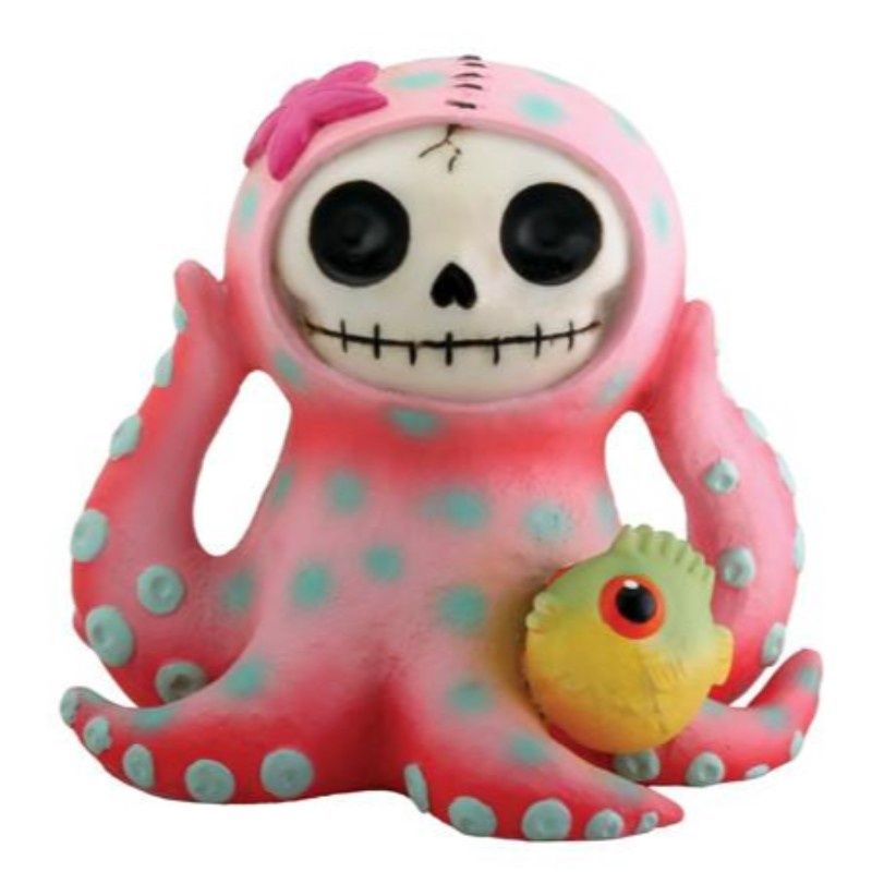 Furry Bones Octopee Pink