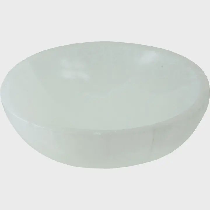 Selenite Offering Bowl X-Large  round 4.5" diameter