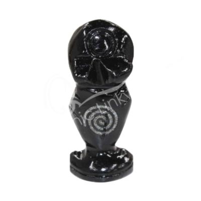 Onyx Black Goddess with Spiral