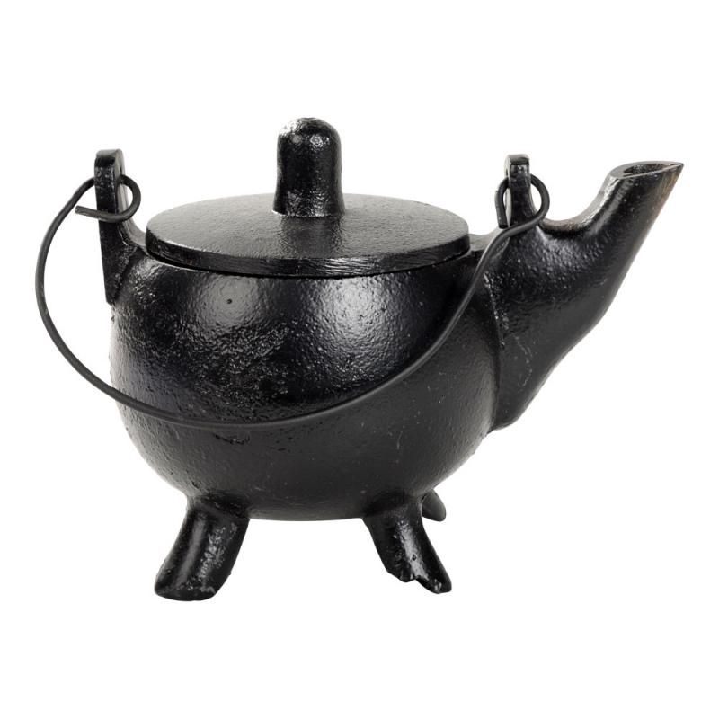Cauldron Kettle w/ Lid Cast Iron