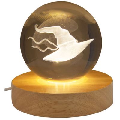 Crystal Ball 3D Laser Engraved w/ Stand Assorted Designs - Select
