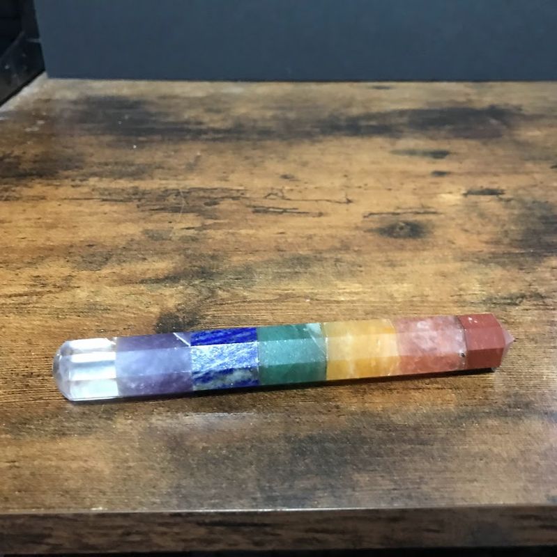 Wand 7 Chakra 5&quot;