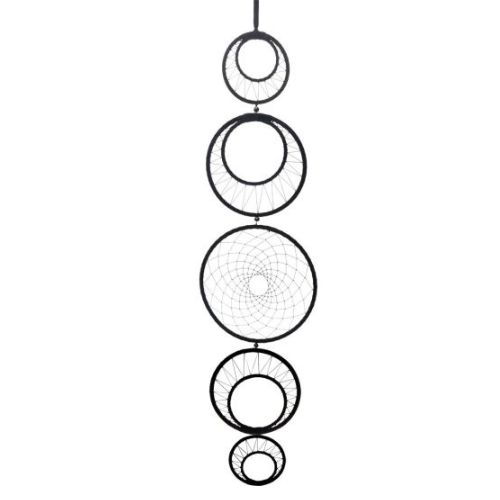 Dream catcher Moon Phases Black 46&quot;