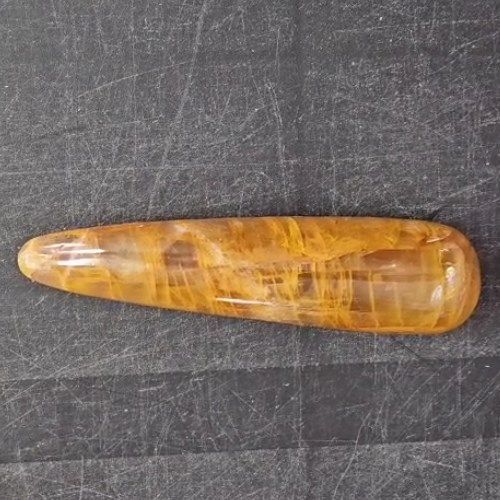 Wand Quartz Golden Healer 7&quot;x 2&quot; 634g