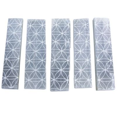 Wand Selenite Flower of Life Etched