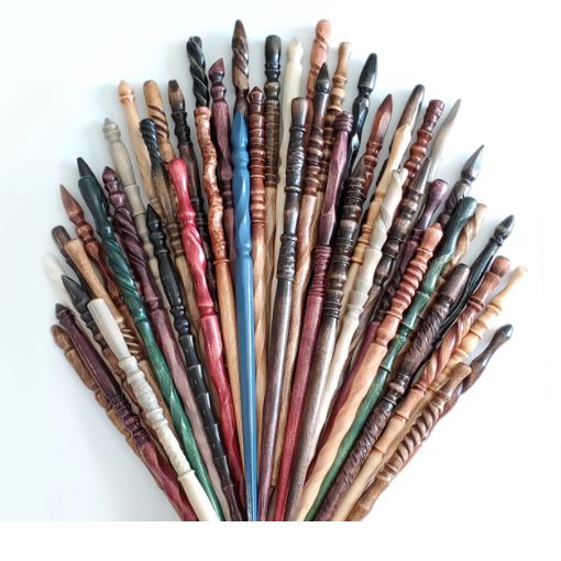 Wand Wood Hand Crafted Finished Birch 12-14&quot;