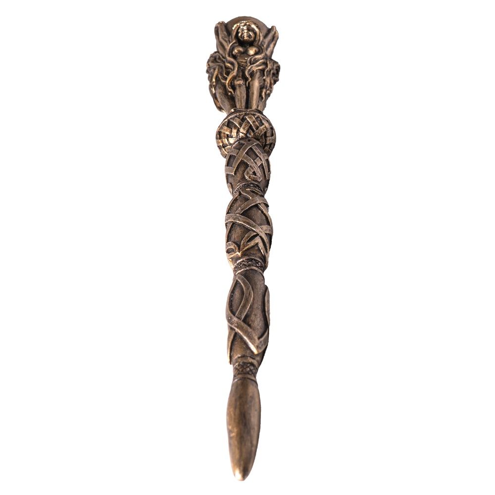 Wand Mystical Triple Goddess 14&quot;