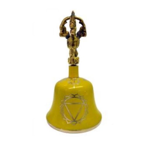 Bell Chakra-Tuned 5.5&quot; by New Age, Color: Yellow &quot;Solar Plexus&quot; Note: G