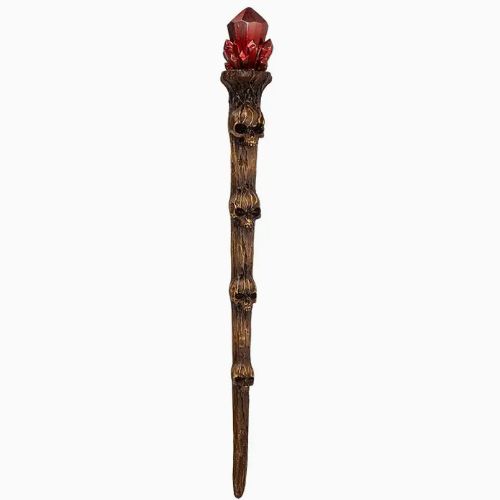 Skull Crystal Magic Wand 9&quot;
