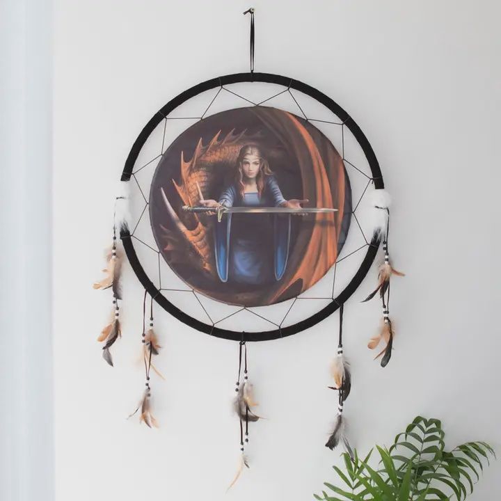 Dream catcher The Truth Dragon 24&quot; Anne Stokes