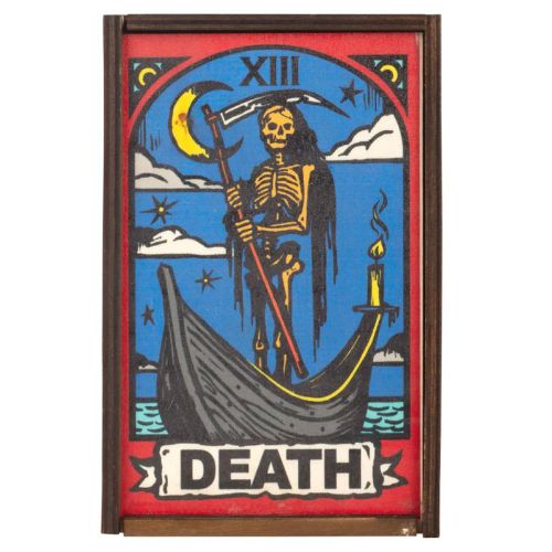 Box Wood for Tarot 4&quot;x6&quot; /  Tarot Card Design - Select, Type: Death