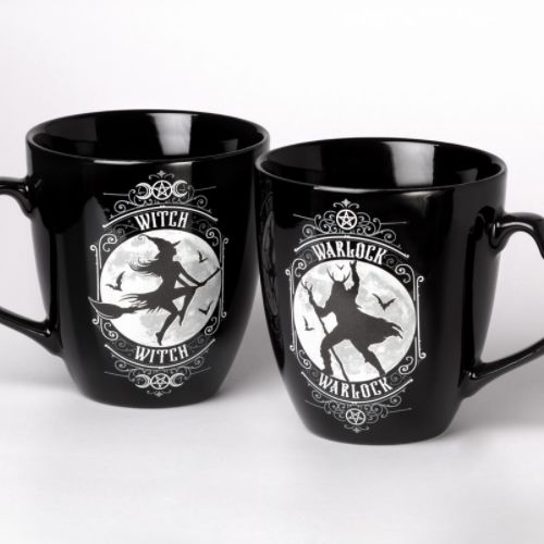 Mug Set for Two by Alchemy Asst Styles, Type: Witch &amp; Warlock