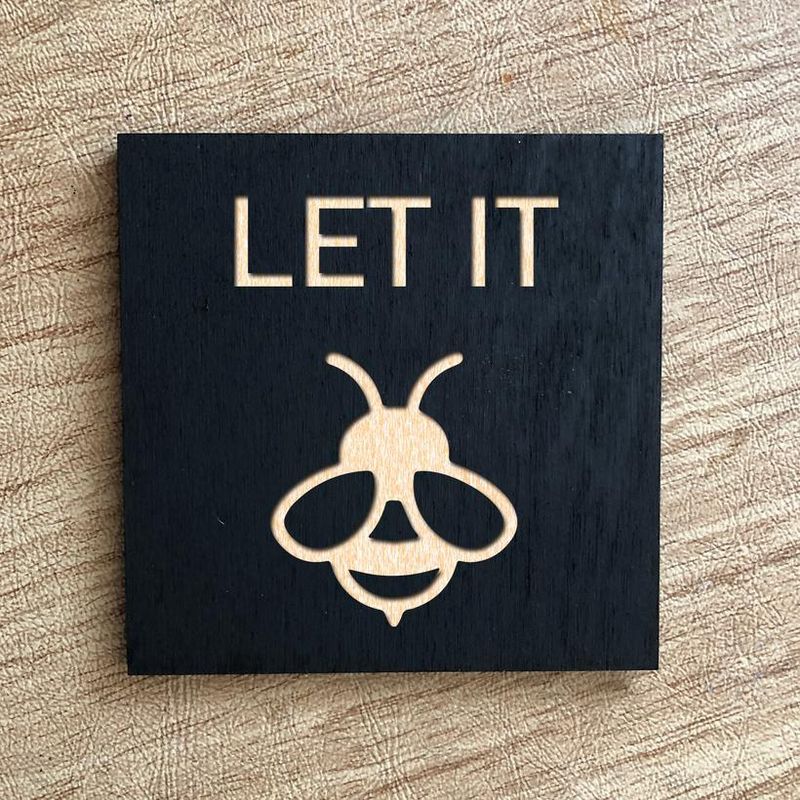 Magnet Wooden Let it Bee