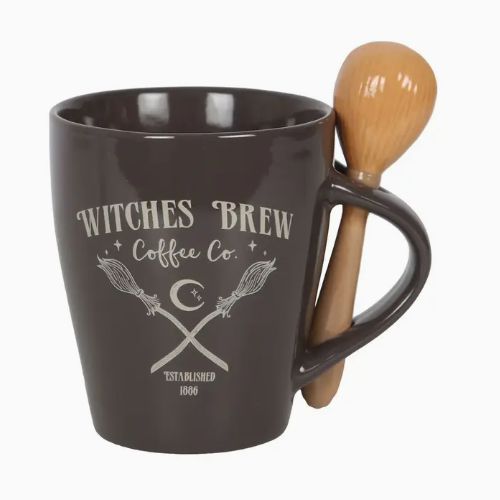 Witches Brew Coffee Co. Mug &amp; Spoon Set