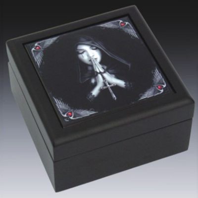 Box Wood Black w/ Art Tile 5"x5"