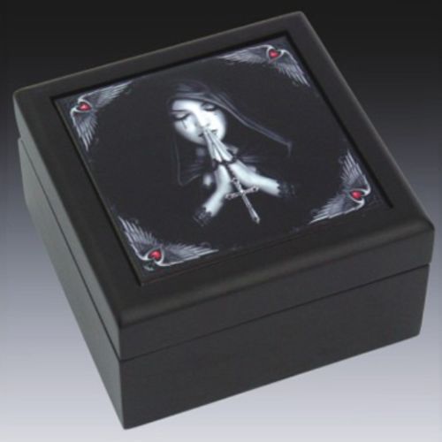 Box Wood Black w/ Art Tile 5&quot;x5&quot;
