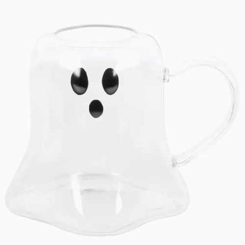 Ghost-Shaped Halloween Mug