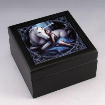 Box Wood Black w/ Art Tile 5"x5"