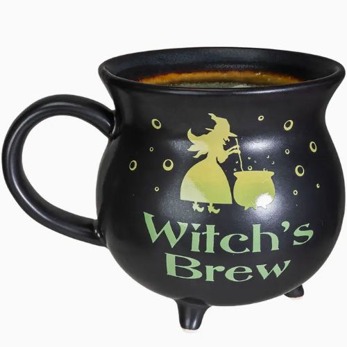 Witch's Brew Cauldron Mug 5x6.75x5"