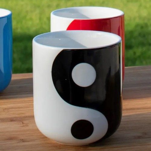 Cup Yin Yang Assorted Colors