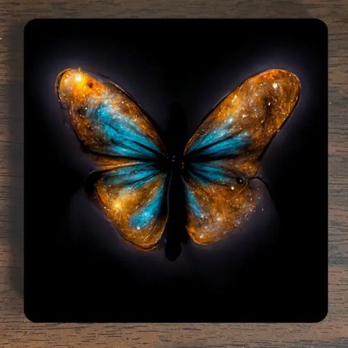 Magnet Butterfly Golden