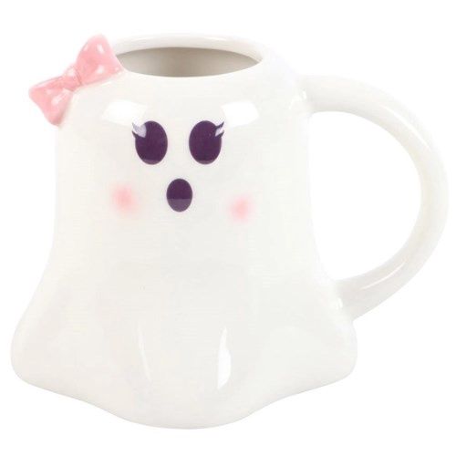 Ghost Mug Cute w/ Bow