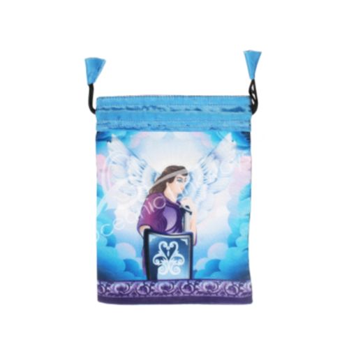 Pouch Bag Velvet w/ Printed Design 6x8, Style: Archangel Michael