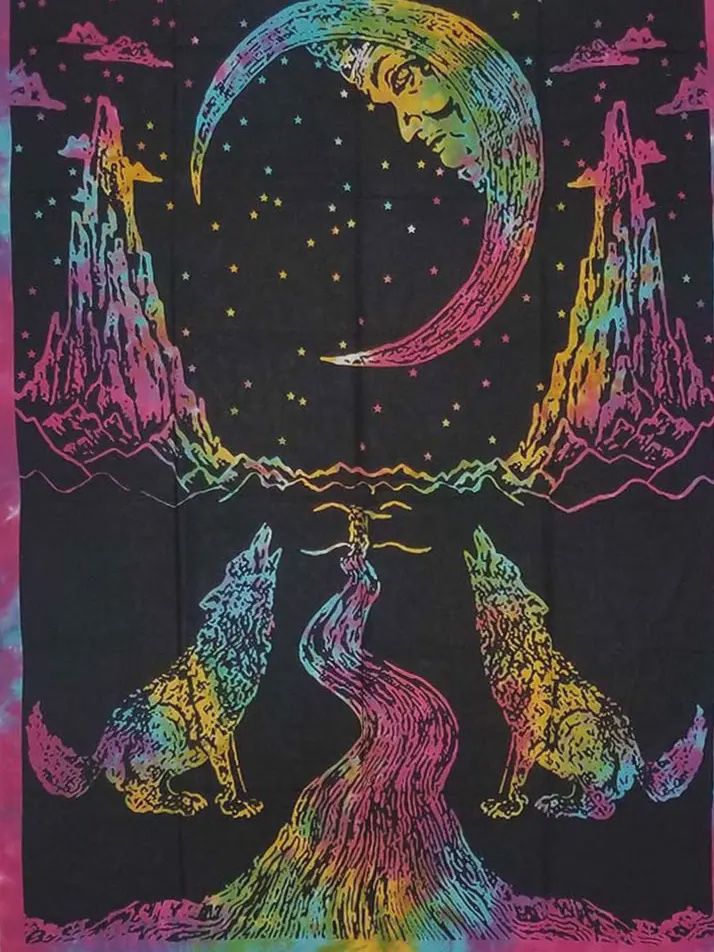 Tapestry Goddess Of Moon Multi 7'x4.5'