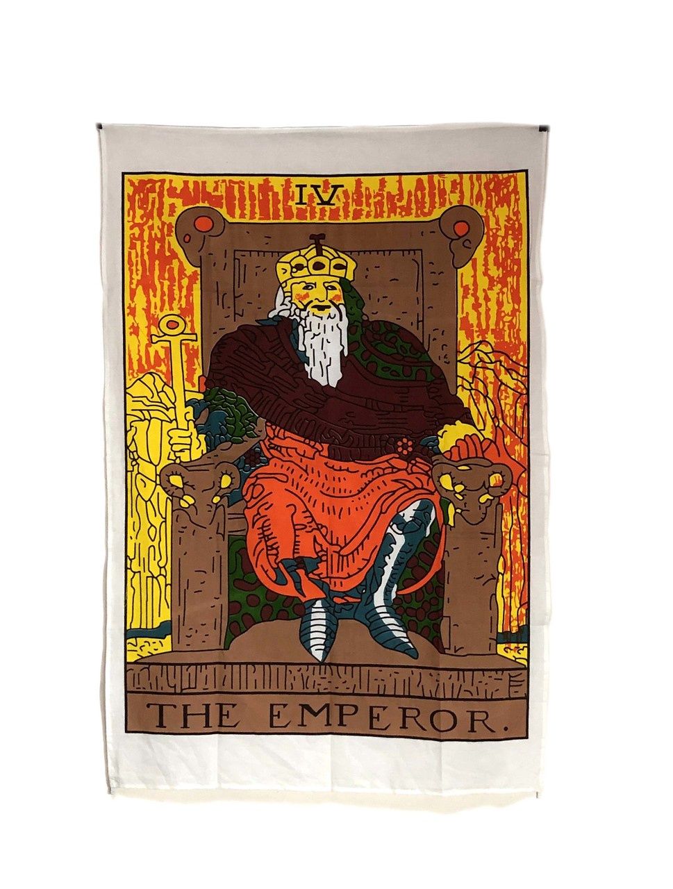 Tapestry Emperor Tarot 30x40&quot;