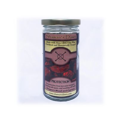 Candle Glass Jar Shamans Dawn Soy w/ Metal Lid