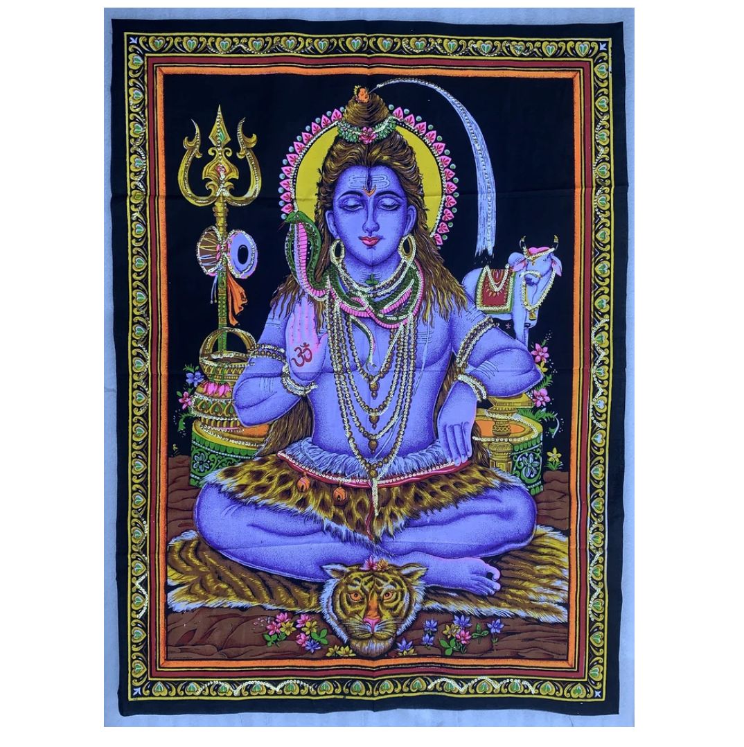 Tapestry Shiva 43&quot; x 30&quot;