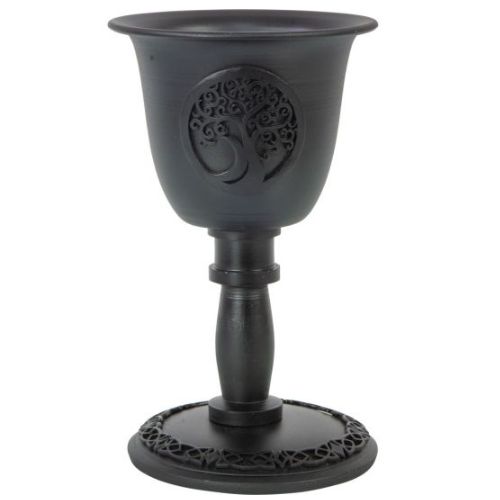 Candle Holder Chalice Black - Select