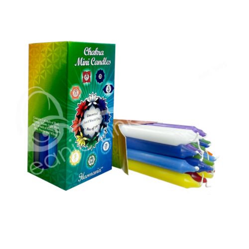 Chime Candle Unscented Harmonia 20 per Box, Type: Chakra