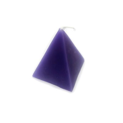Candle Pyramid Shape Asst Colors