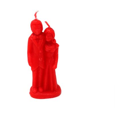 Candle Wedding Couple Candle 6"