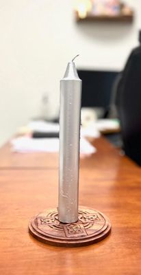 Candle Taper 9" Metallic Colors