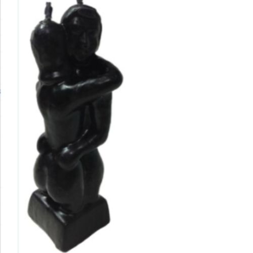 Candle Erotic Couple Select Color, Color: Black