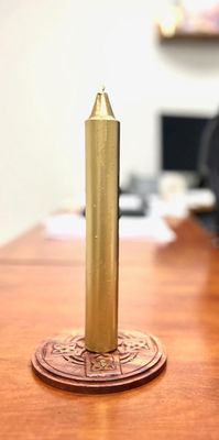 Candle Taper 9" Metallic Colors