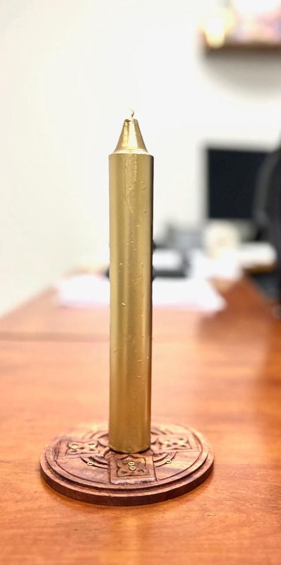 Candle Taper 9&quot; Metallic Colors