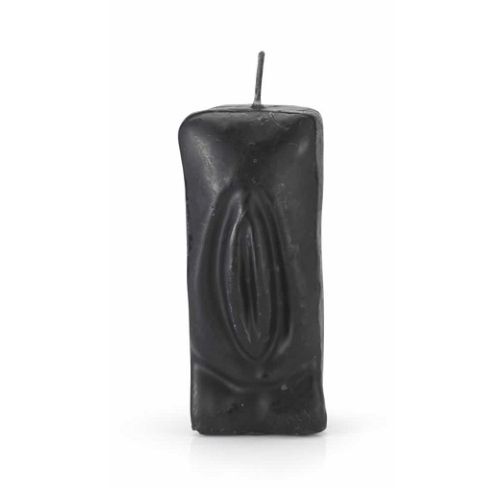 Candle Female Genital Vagina Figure 5&quot; - Select Type, Type: Black