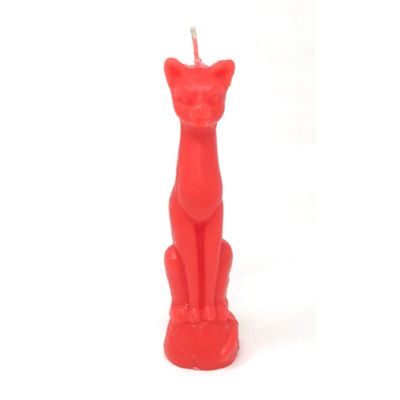 Candle Cat Figure Standing 5.5" - Select Color