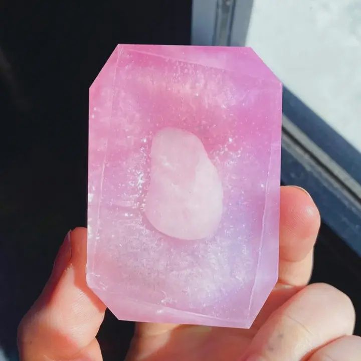 Soap Crystal Infused Bar Soap - Wild Roses 3 oz