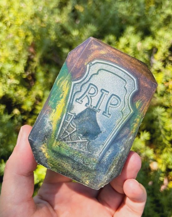 Soap Crystal Infused Bar Soap - Graveyard Gathering 7 oz