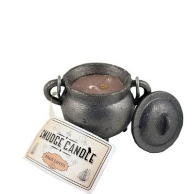 Cauldron Candle Holder w/ Smudge Candle - Select