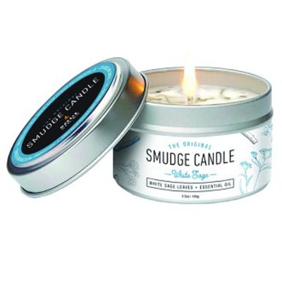 Smudge Candle  Tin Jar 3.5 Oz Asst