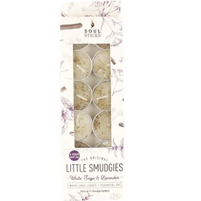 Little Smudgies Candle Pack of 12 Smudge Tealights - Select