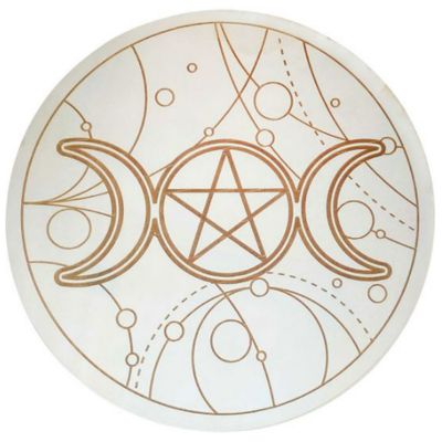 Crystal Grid Wood 12" Circle by Kheops