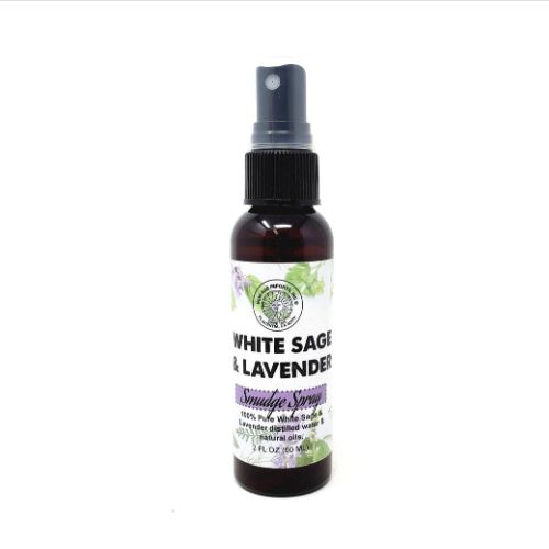 Smudging Spray 2 Oz Bottle Sage w/ Other Oils - Select, Type: White Sage + Lavender
