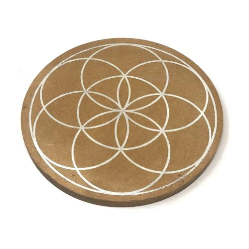 Crystal Grid  -Wooden Grid by Vrinda 6&quot; Asst Styles - Select